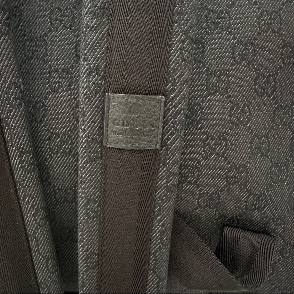 BRAND NEW Gucci GG Black Canvas Men’s Backpack Large - Picture 4 of 13